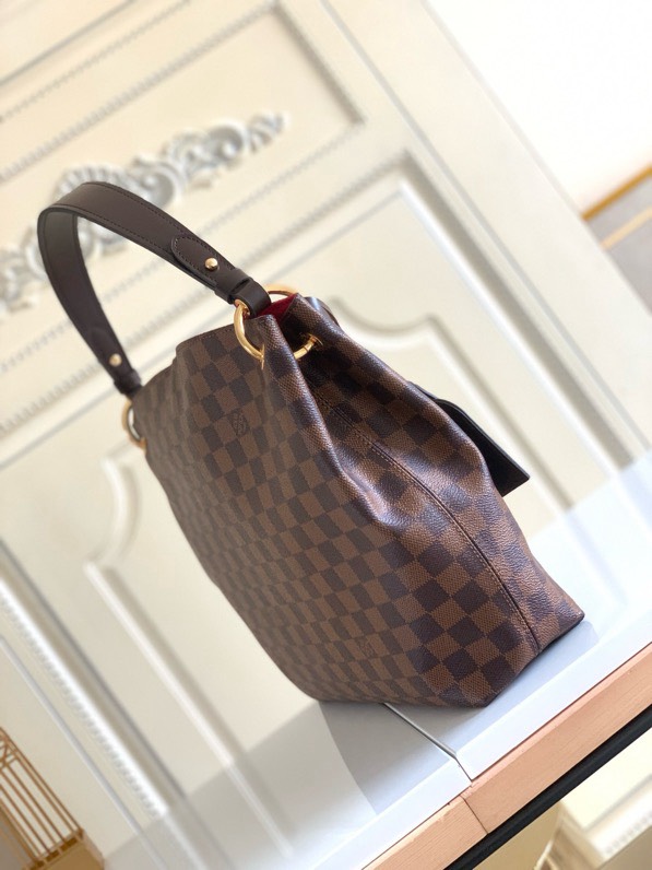 Designer Monogram Graceful PM Damier Ebene Canvas Shoulder Bag-Ebene Bag - Gorchic - $116.99