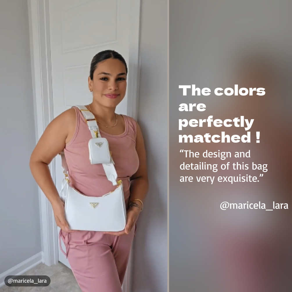 Saffiano texture Re-Edition 2005 Saffiano Leather Bag - Gorchic - $103.99