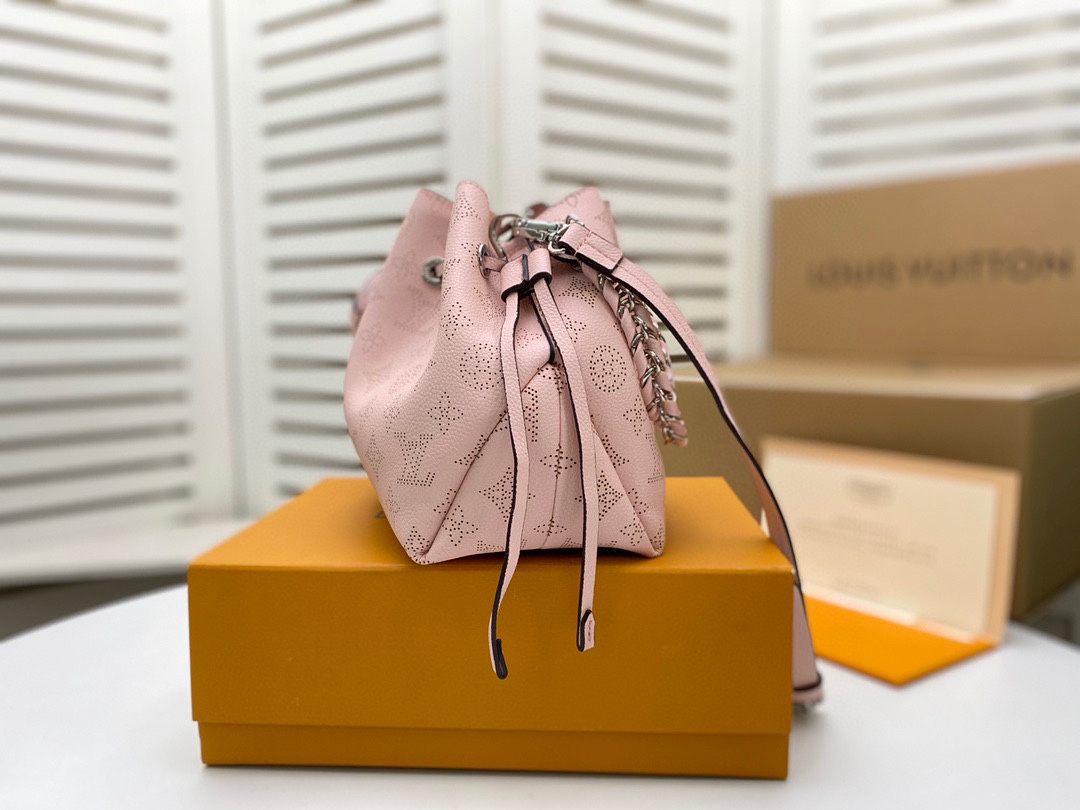 Designer Monogram Bella Pink Jasmin Bag - Gorchic - $130.99