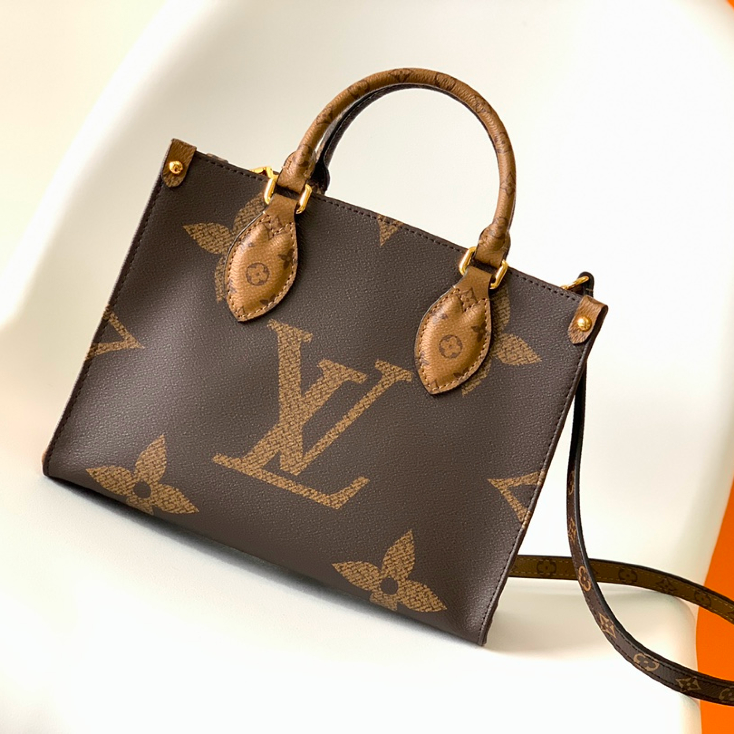 Designer Monogram Canvas Onthego PM Gold Hardware - Bag - Gorchic - $114.99