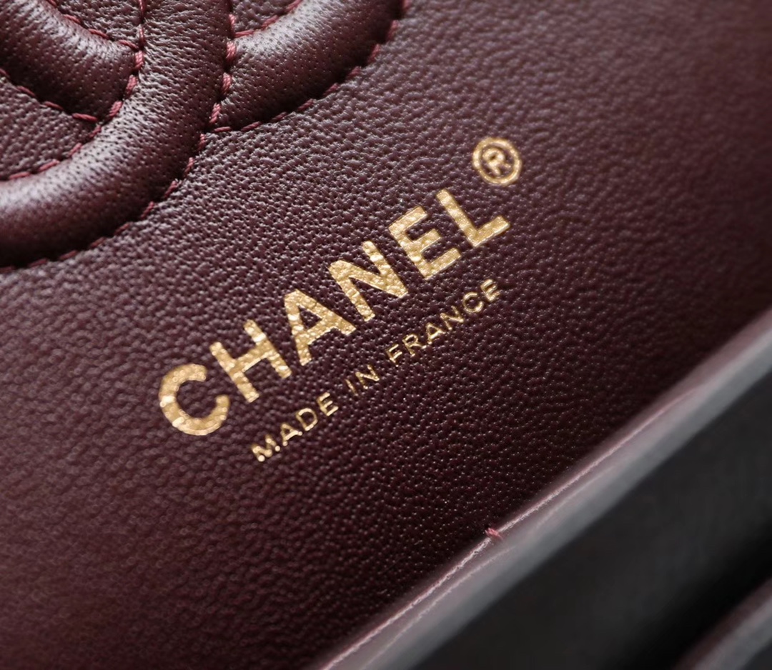 CC Inspired Classic Flag Bag Small Classic Double Flap Black Caviar Gold Hardware - Bag - Gorchic - $125.99