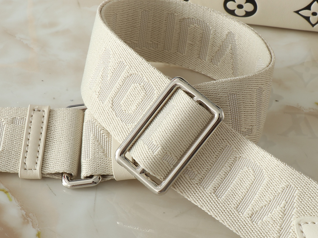 Designer Monogram Coussin White Small Handbag - Gorchic - $135.99