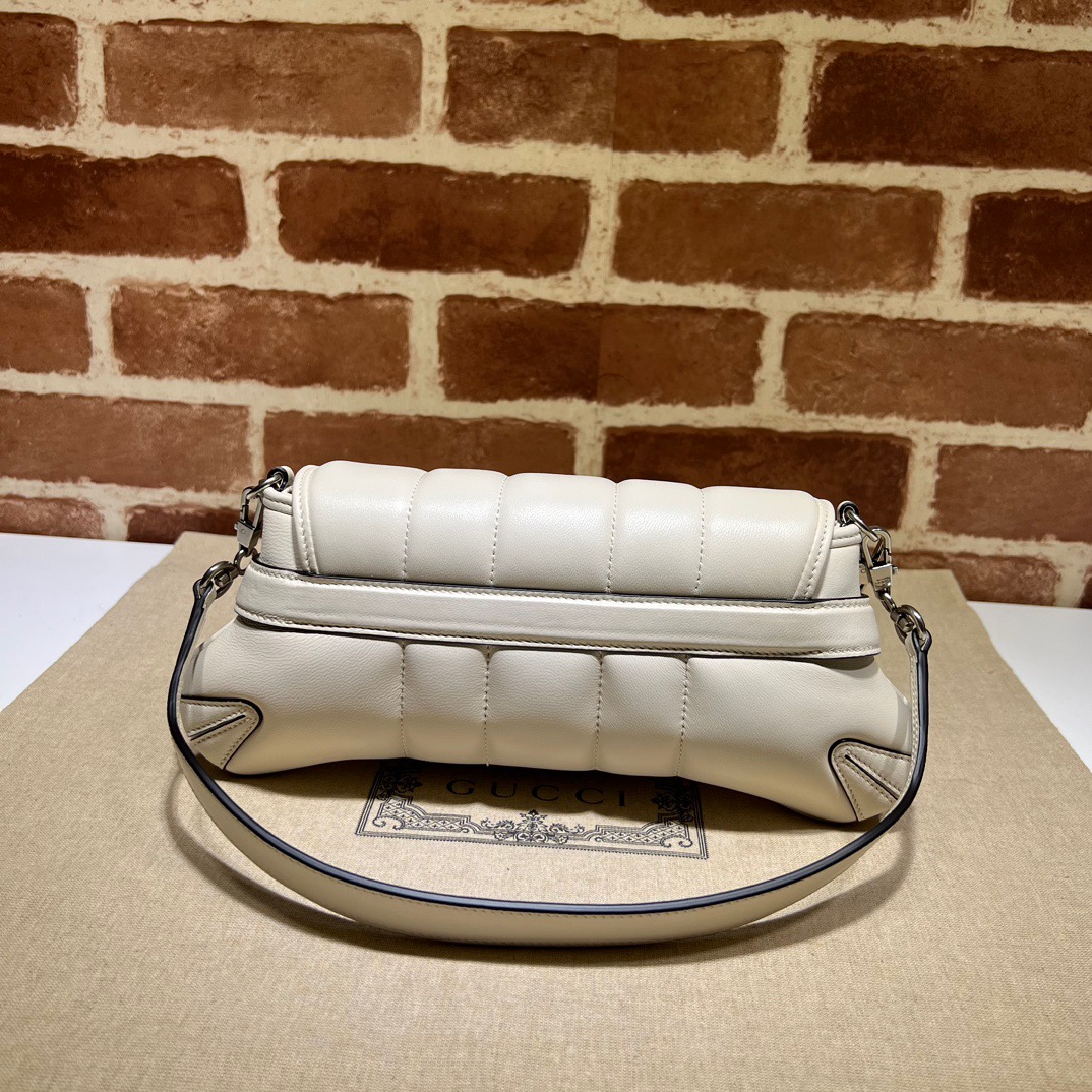 Double-G Horsebit Chain Small Shoulder Bag White - Bag - Gorchic - $110.99