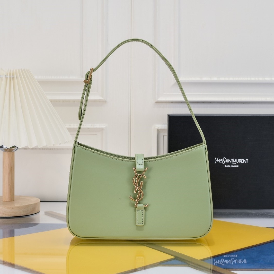 Lady Designer Fashion Le 5 à 7 Hobo Bag Leather-Green - Bag - Gorchic - $121.99