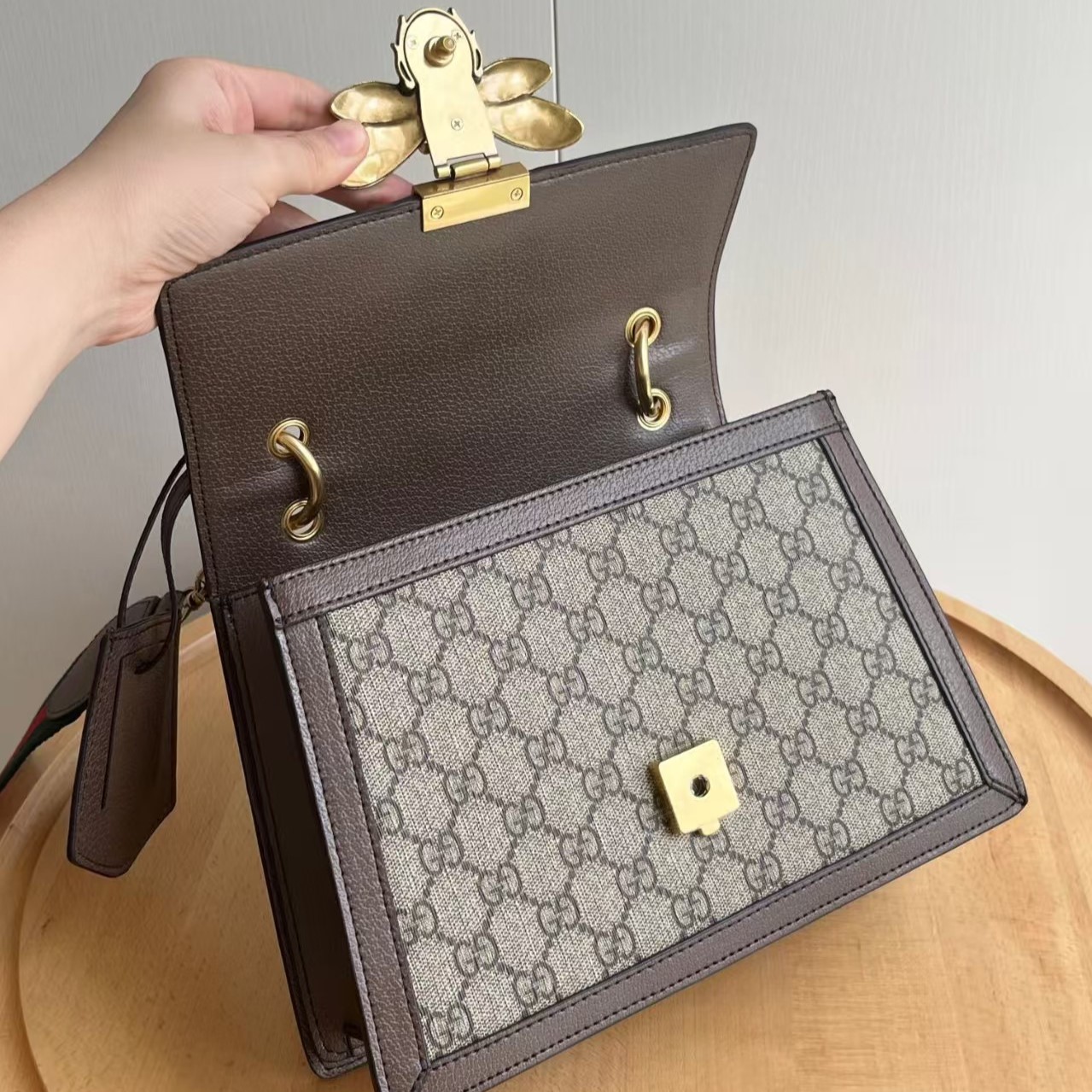 Double-G Queen Margaret Bee Top Handle Bag - Gorchic - $146.99