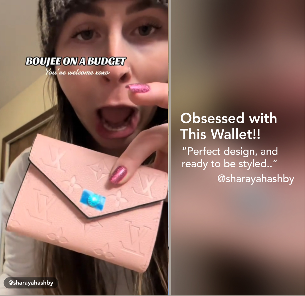 Designer Monogram  Victorine Wallet - Gorchic - $44.99