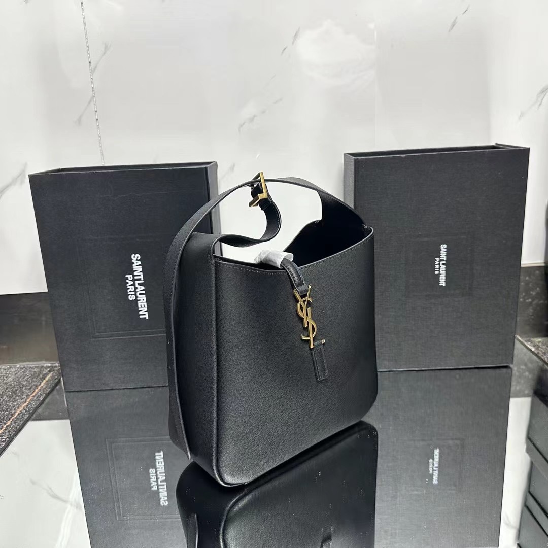 Lady Designer Supple Small leather shoulder bag-Black - Bag - Gorchic - $146.99