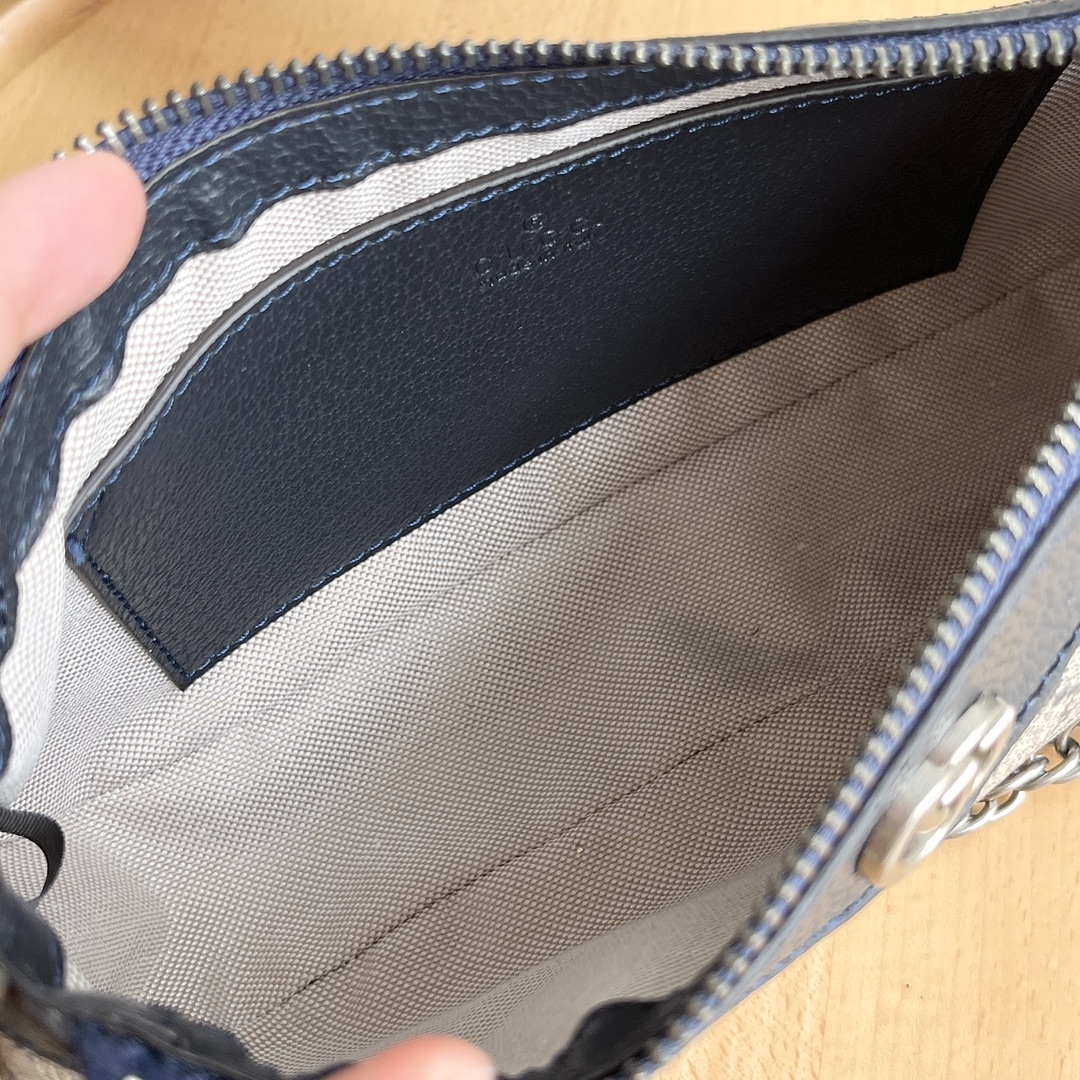 Double-G Ophidia Collection Small Handbag With Extra Strap- Beige And Black Bag - Gorchic - $124.99