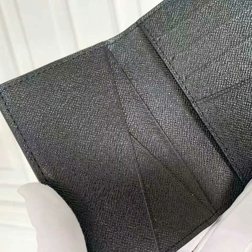 Designer Monogram Pocket Organizer Black Wallet - Gorchic - $39.99