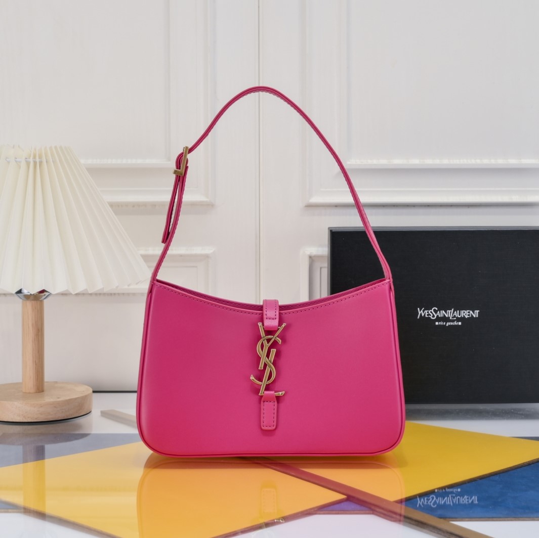 Lady Designer Fashion Le 5 à 7 Hobo Bag Leather-Pink Bag - Gorchic - $121.99