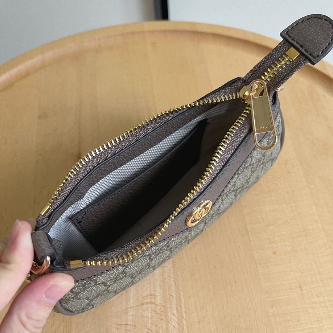 Double-G Ophidia Collection Handbag - Beige And Dark Brown Bag - Gorchic - $108.99