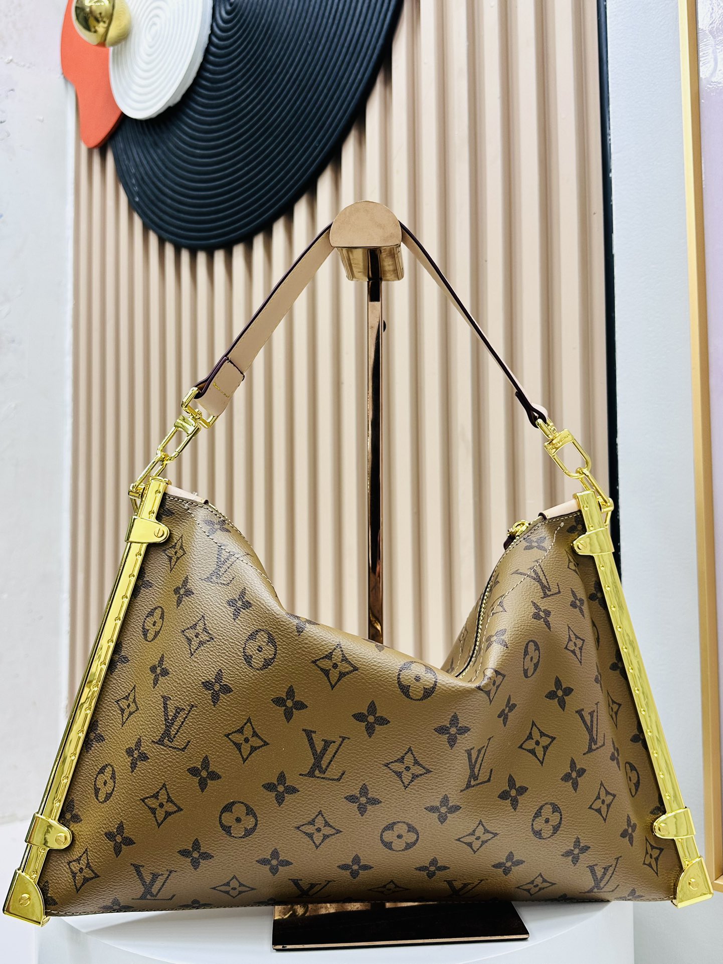 Designer Monogram Lucky Trunk Floral Taffeta Bag - Gorchic - $158.99