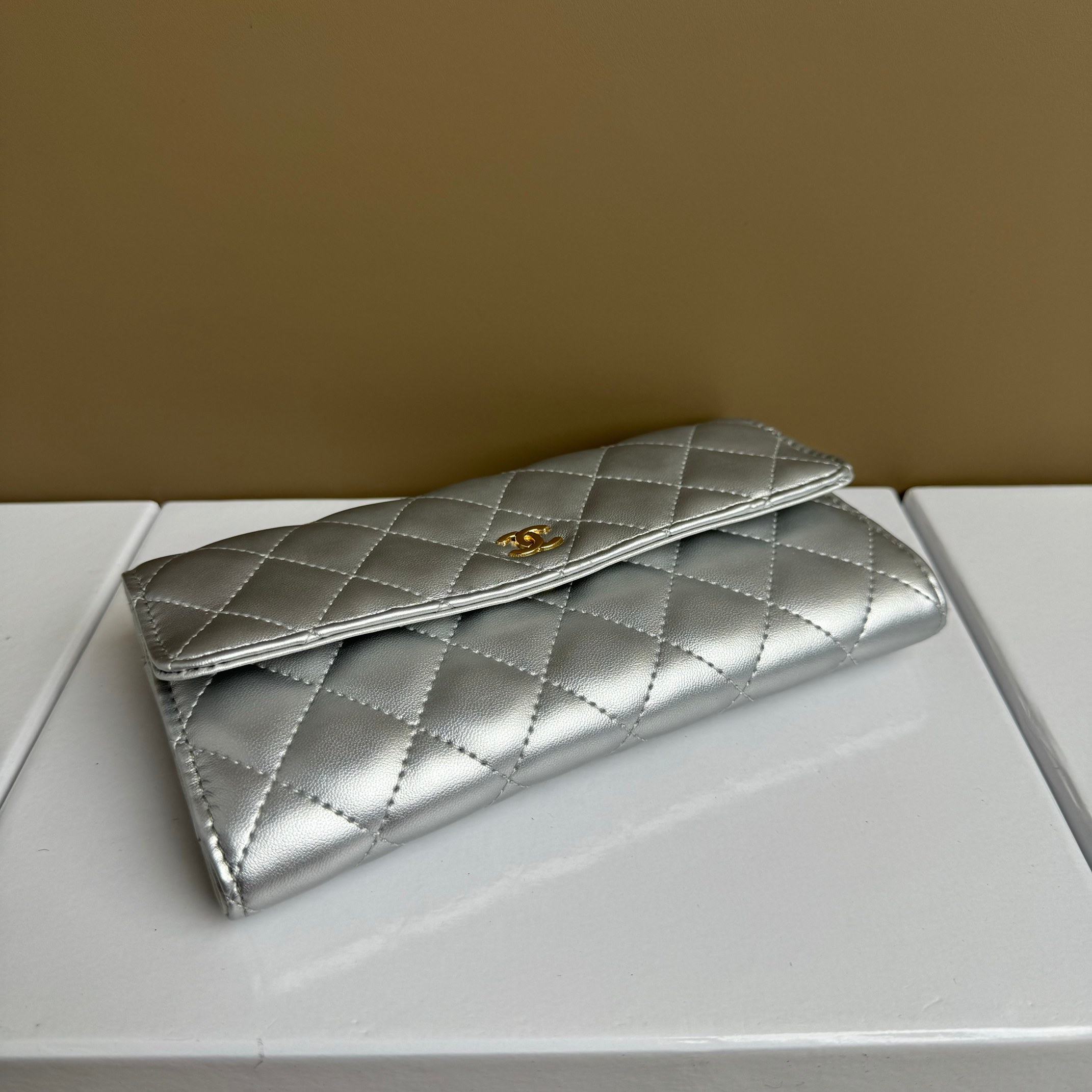 CC Inspired Counterfeit Caviar Leather Wallet-Sier Wallet - Gorchic - $59.99