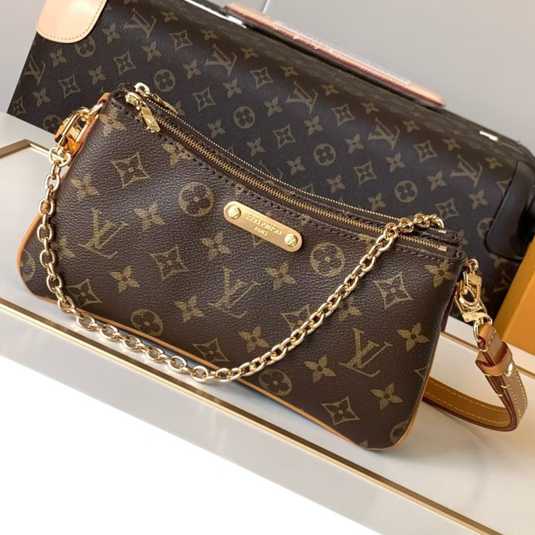 Designer Monogram Liv Pochette Monogram Bag - Gorchic - $123.99