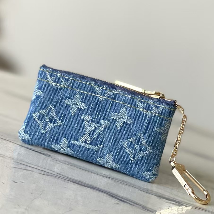 [TOP]Designer Bag Denim Key Pouch - Gorchic - $164.99