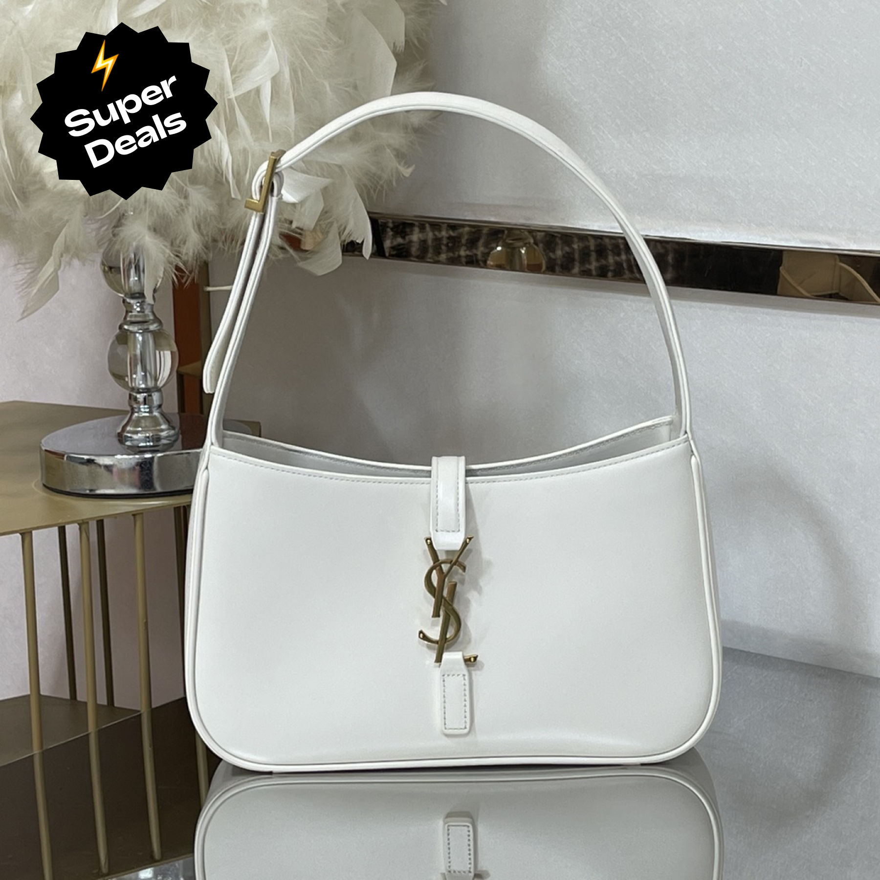 Lady Designer Fashion Croc-Embossed Le 5 à 7 Hobo Bag - Gorchic - $110.99