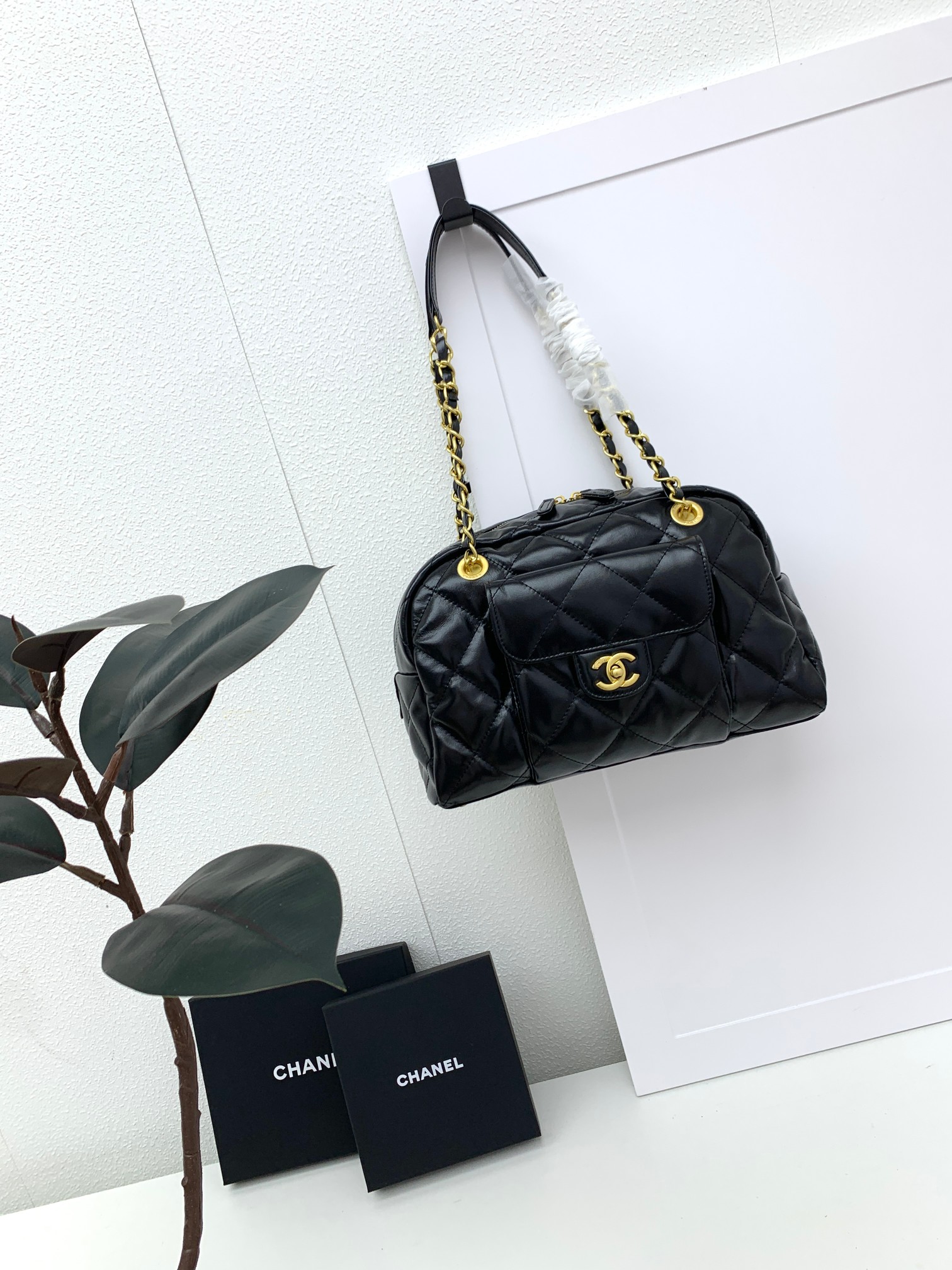 CC Inspired 24B MAXI BOWLING BAG - Gorchic - $145.99