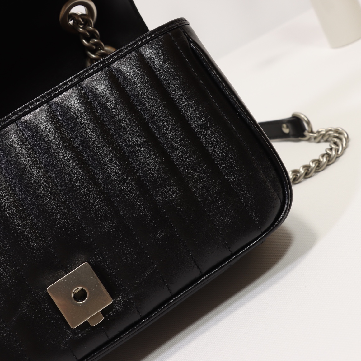 Double-G GG Marmont Small Shoulder Bag Black - Bag - Gorchic - $101.99