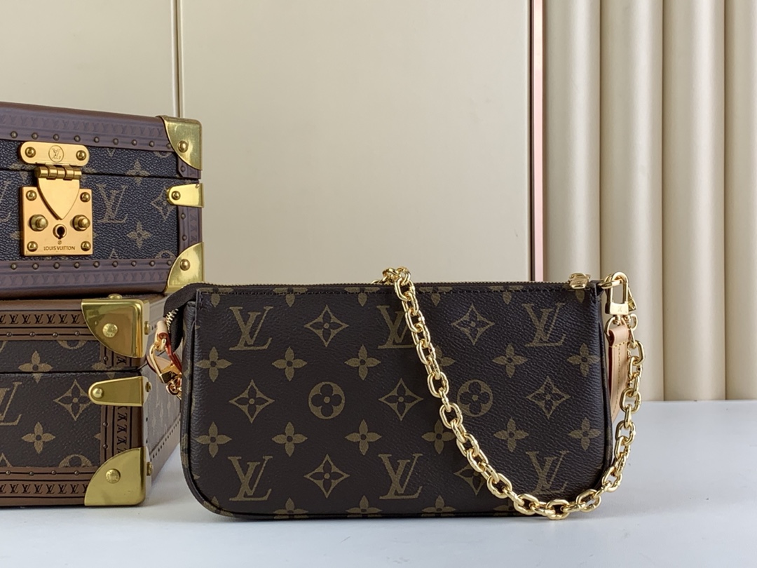 Designer Monogram Pochette Mahjong Set Crossbody Bag - Gorchic - $118.99