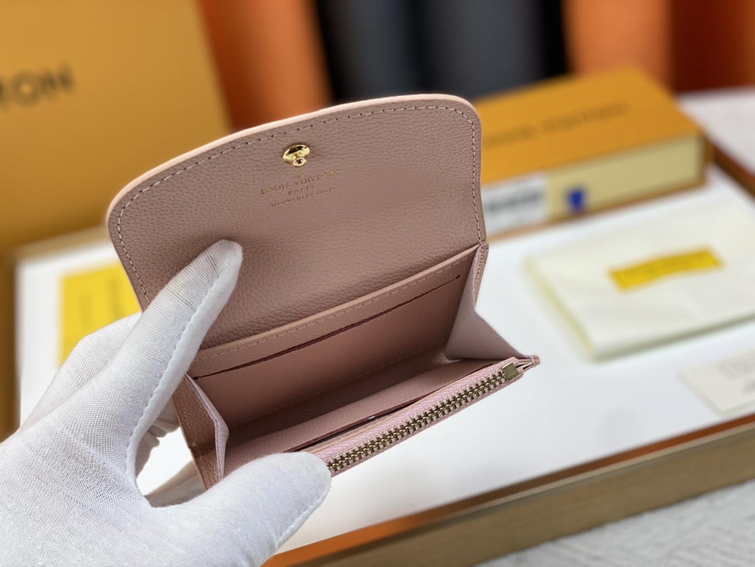 Designer Monogram Wallet Rosalie Coin Purse - Bag - Gorchic - $61.99