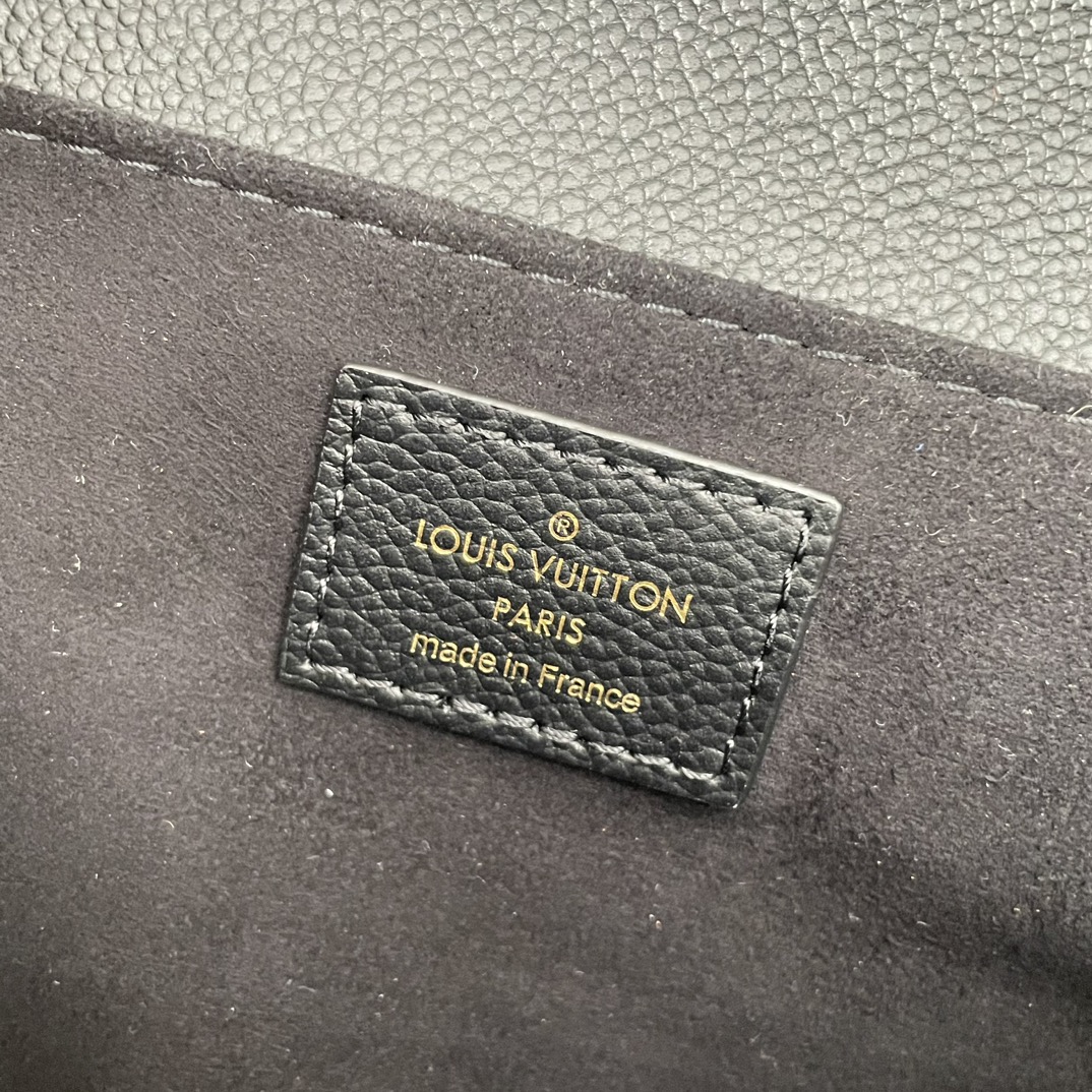 Designer Monogram Empreinte Monogram Leather Black Pochette Métis East West - Bag - Gorchic - $124.99