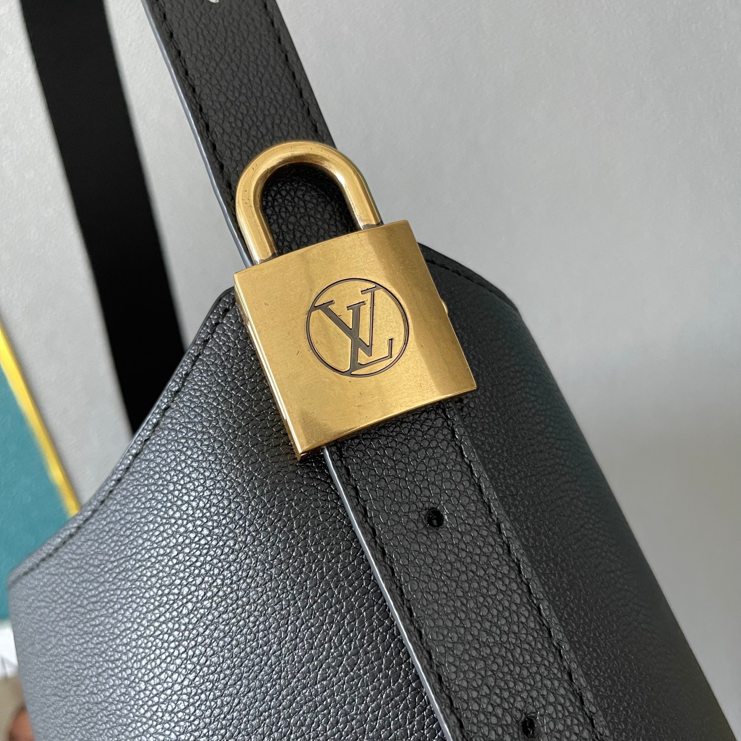 Designer Monogram  Low Key Hobo MM Bag in Black - Bag - Gorchic - $138.99