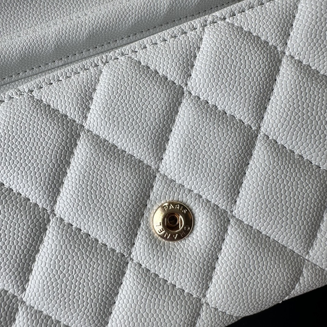 CC Inspired 23 Wallet on Chain- White Bag - Gorchic - $98.99