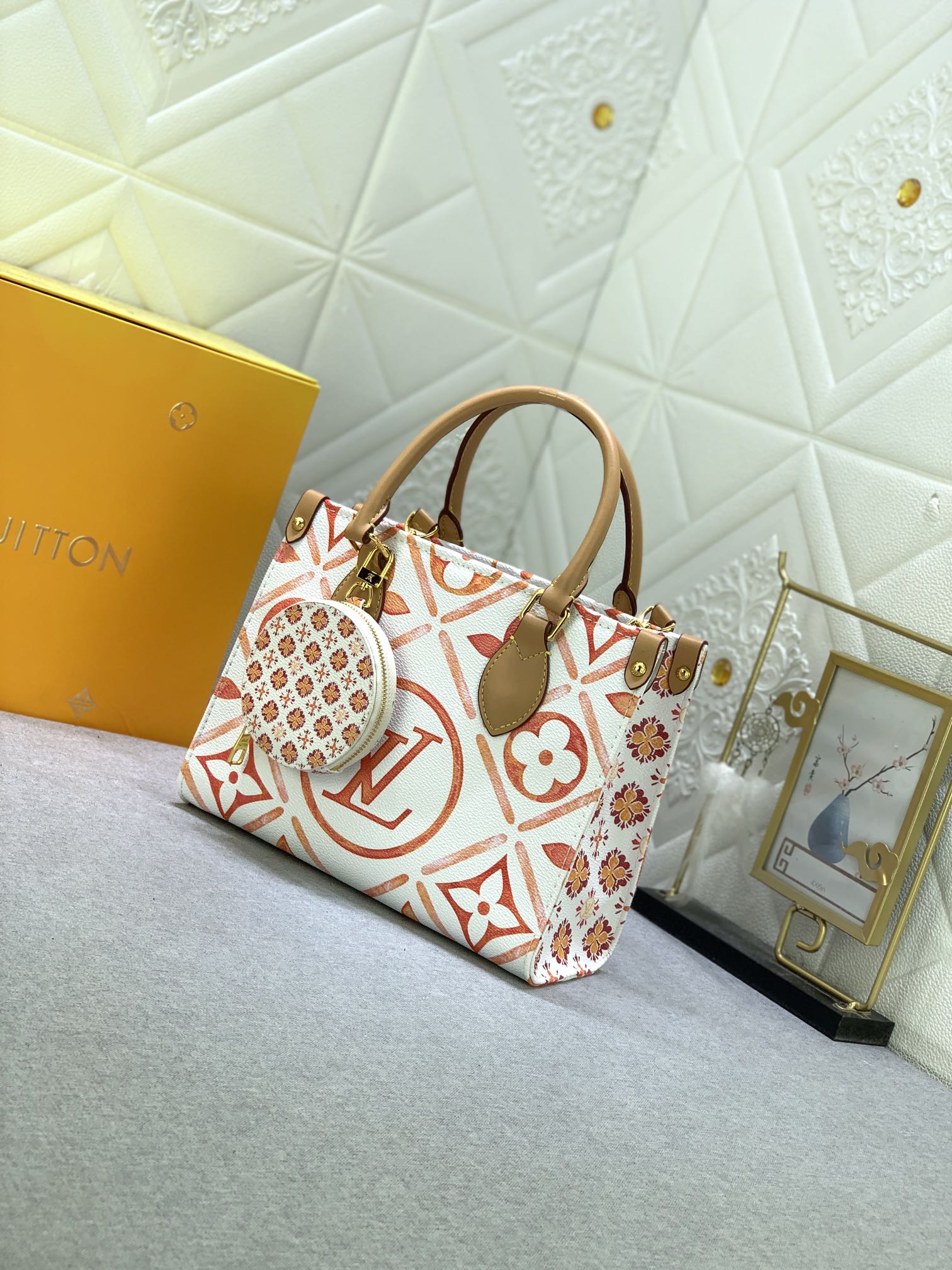 Designer Monogram Canvas Onthego  Bag - Gorchic - $124.99