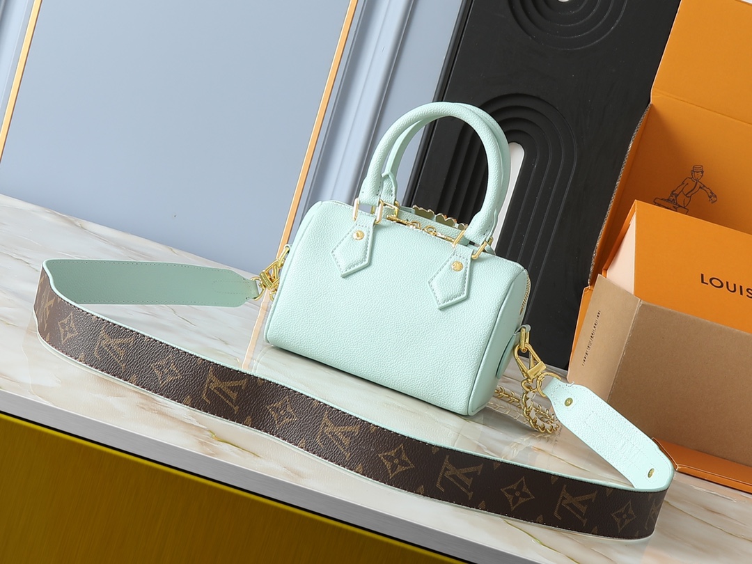 Designer Monogram Speedy 18 Green Style - Bag - Gorchic - $131.99