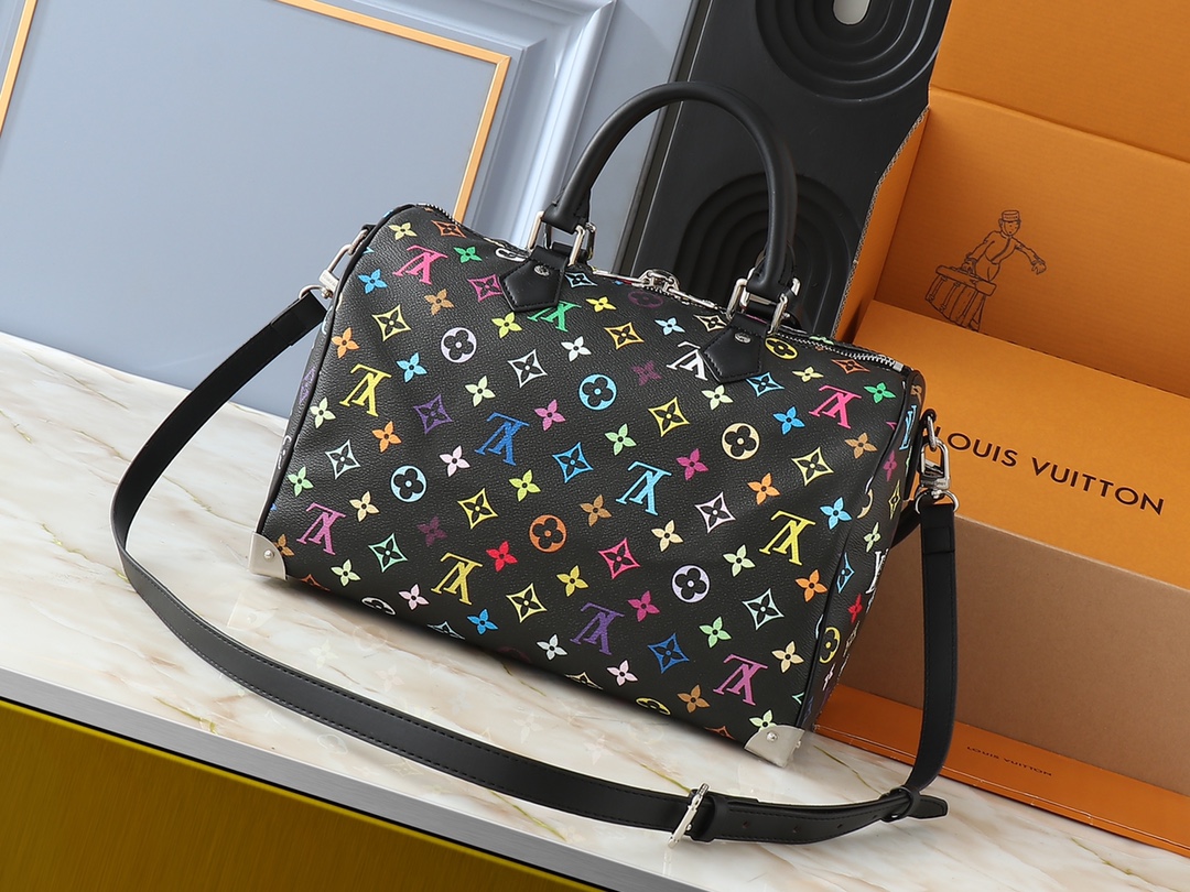 Designer Monogram x Murakami  x TM Speedy 30 -Bag - Gorchic - $137.99