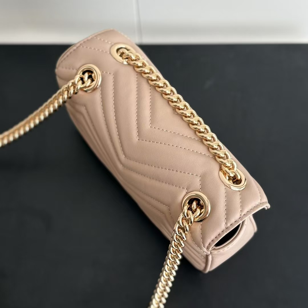Double-G GG Marmont Shoulder Bag - Gorchic - $122.99