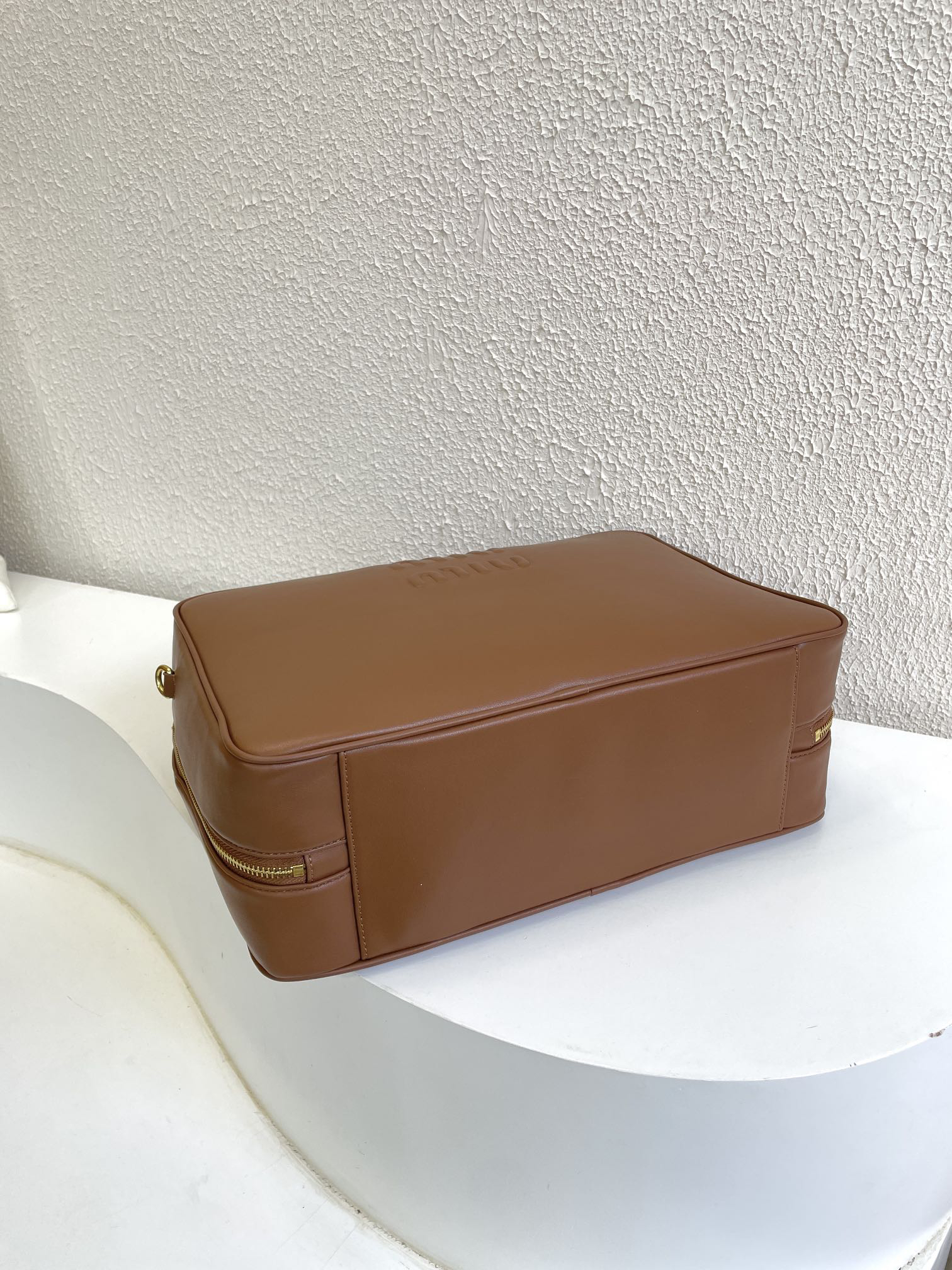 Residenza MU Leather Top-Handle Bag- Brown - Bag - Gorchic - $158.99