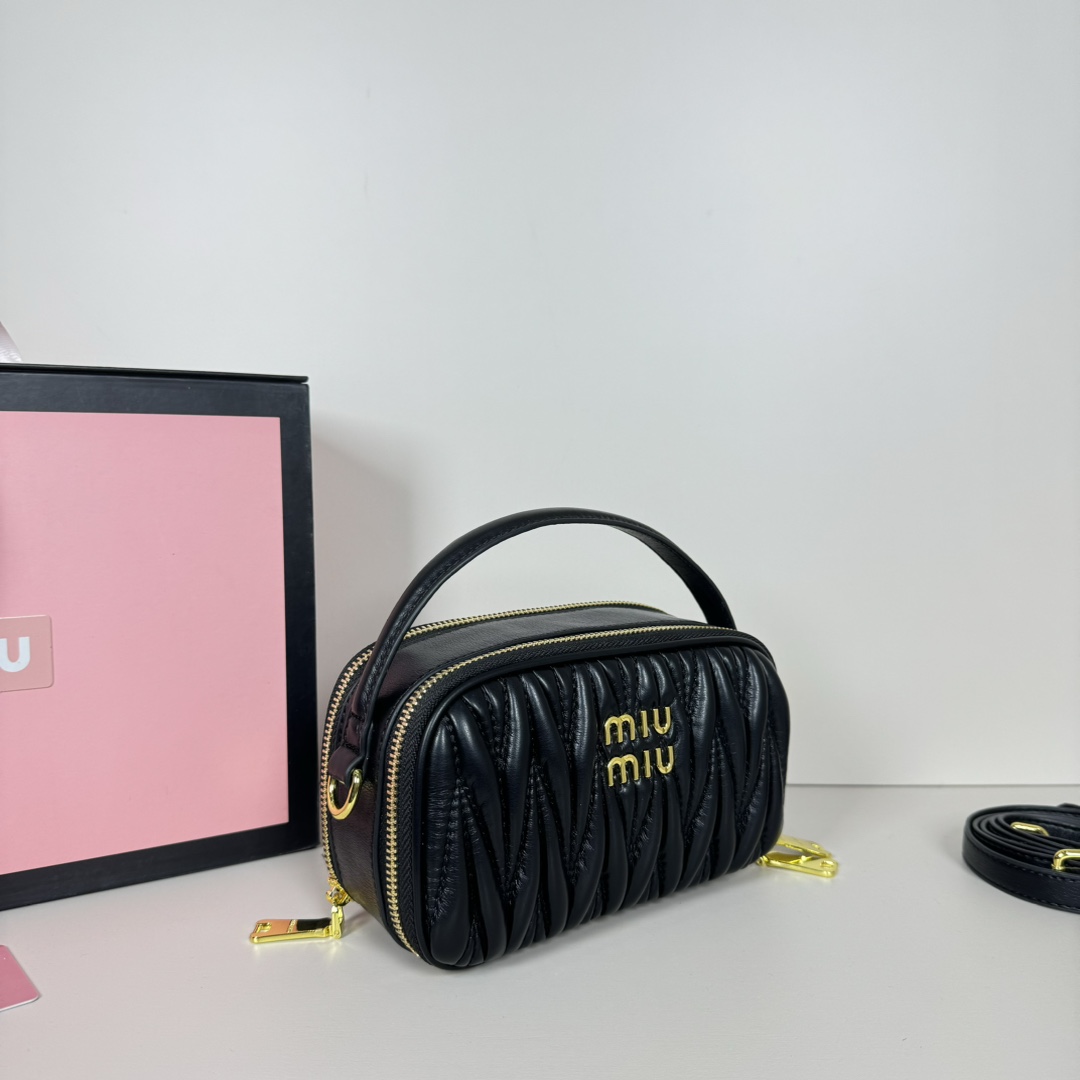MU Logo Patch Zipped Clutch Bag - Gorchic - $100.99