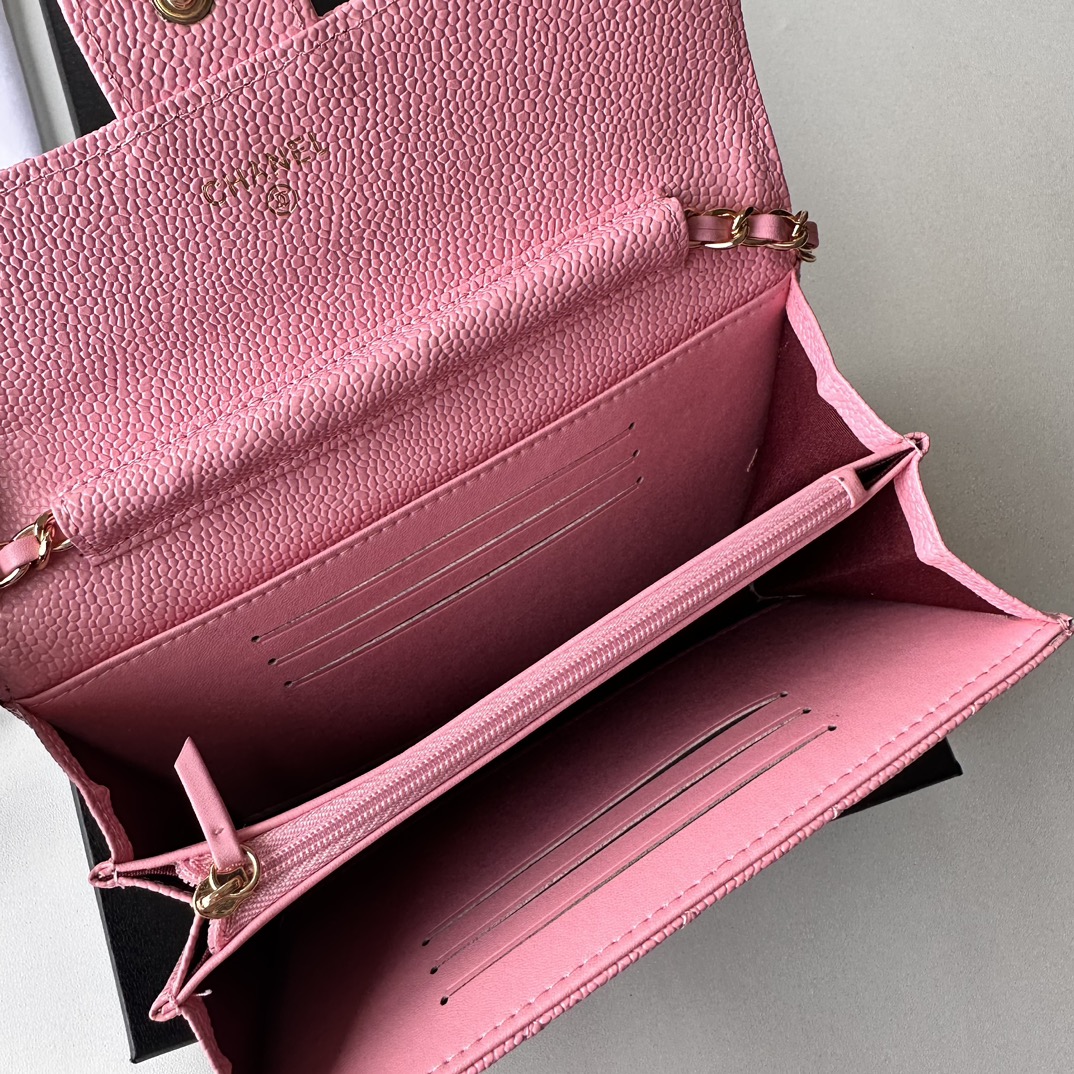 CC Inspired 23 Wallet on Chain- Light Pink Bag - Gorchic - $98.99