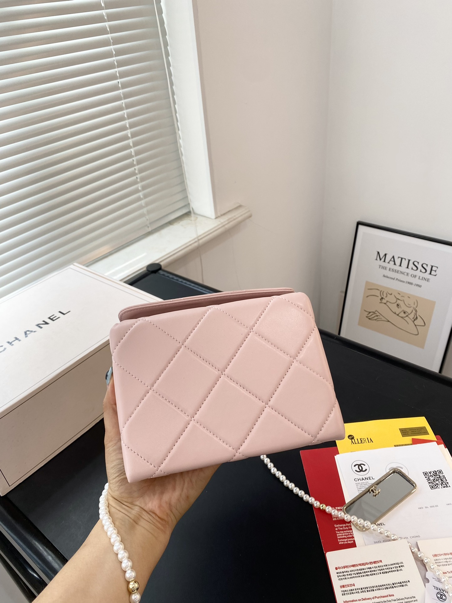 CC Inspired Mini Flap Bag with Top Handle-Pink - Bag - Gorchic - $135.99