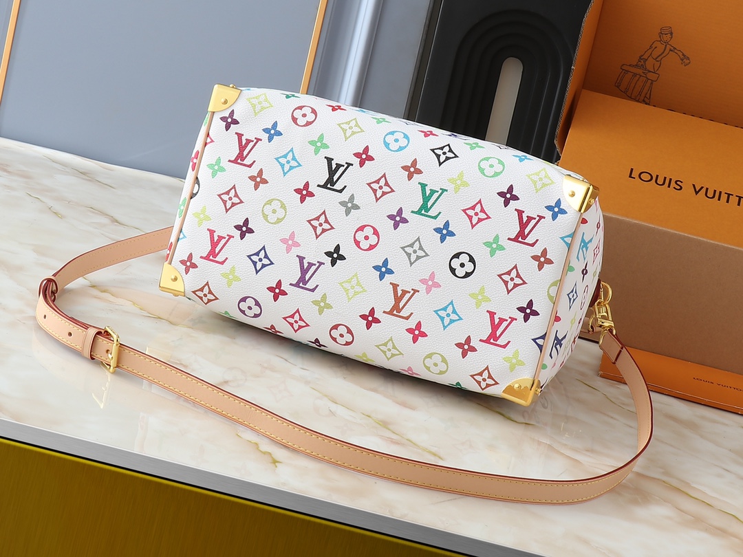 Designer Monogram x Murakami  x TM Speedy 30 -Bag - Gorchic - $137.99