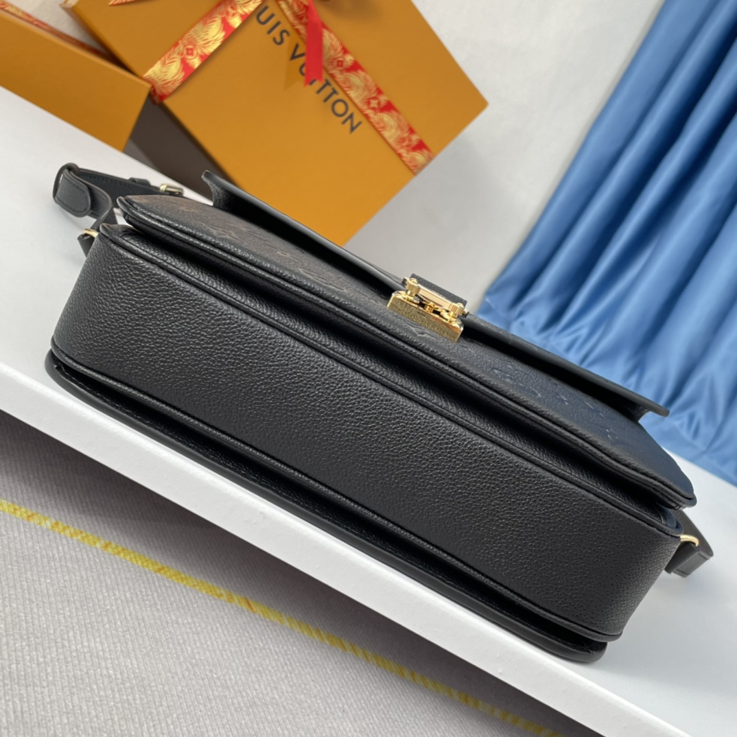 Designer Monogram Empreinte Monogram Leather Black Pochette Métis - Bag - Gorchic - $124.99