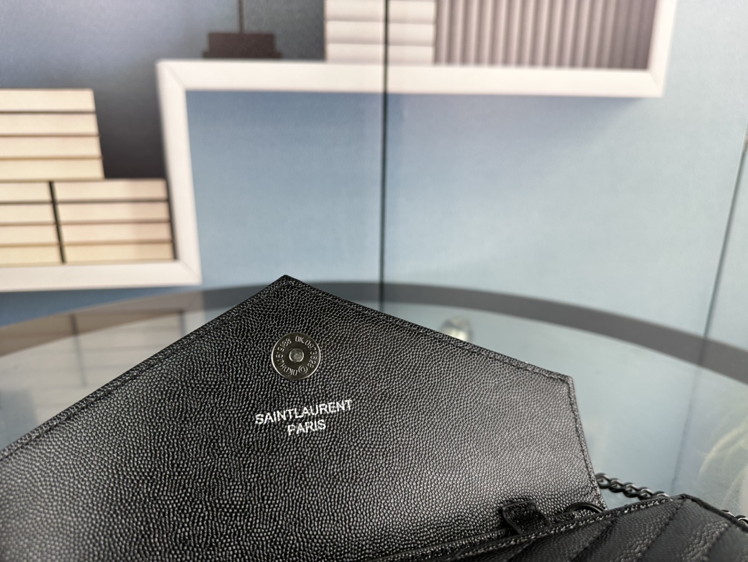 Lady Designer Fashion Cassandre Envelope - Black - Gorchic - $119.99