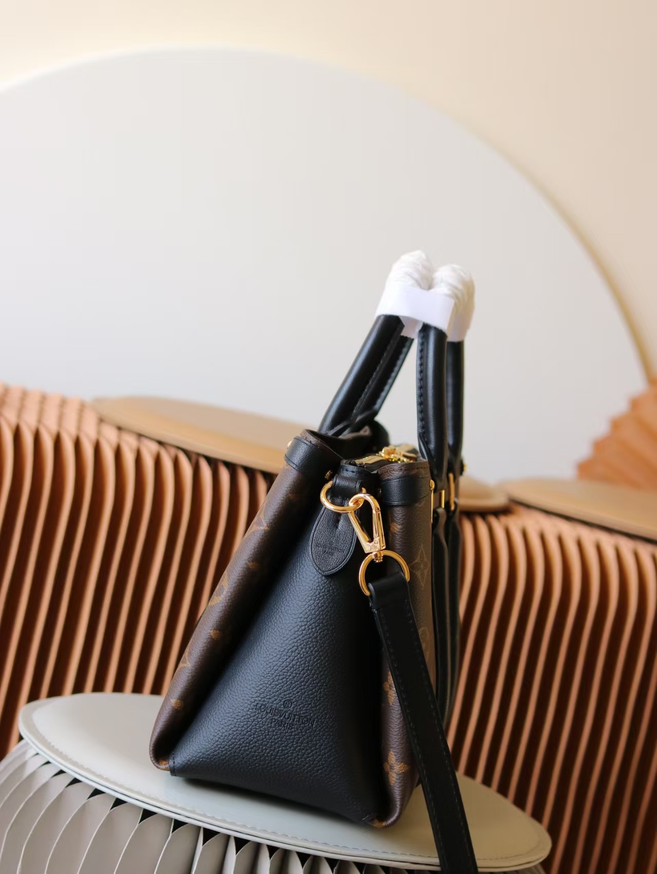 Designer Monogram Soufflot BB Black Bag - Gorchic - $127.99