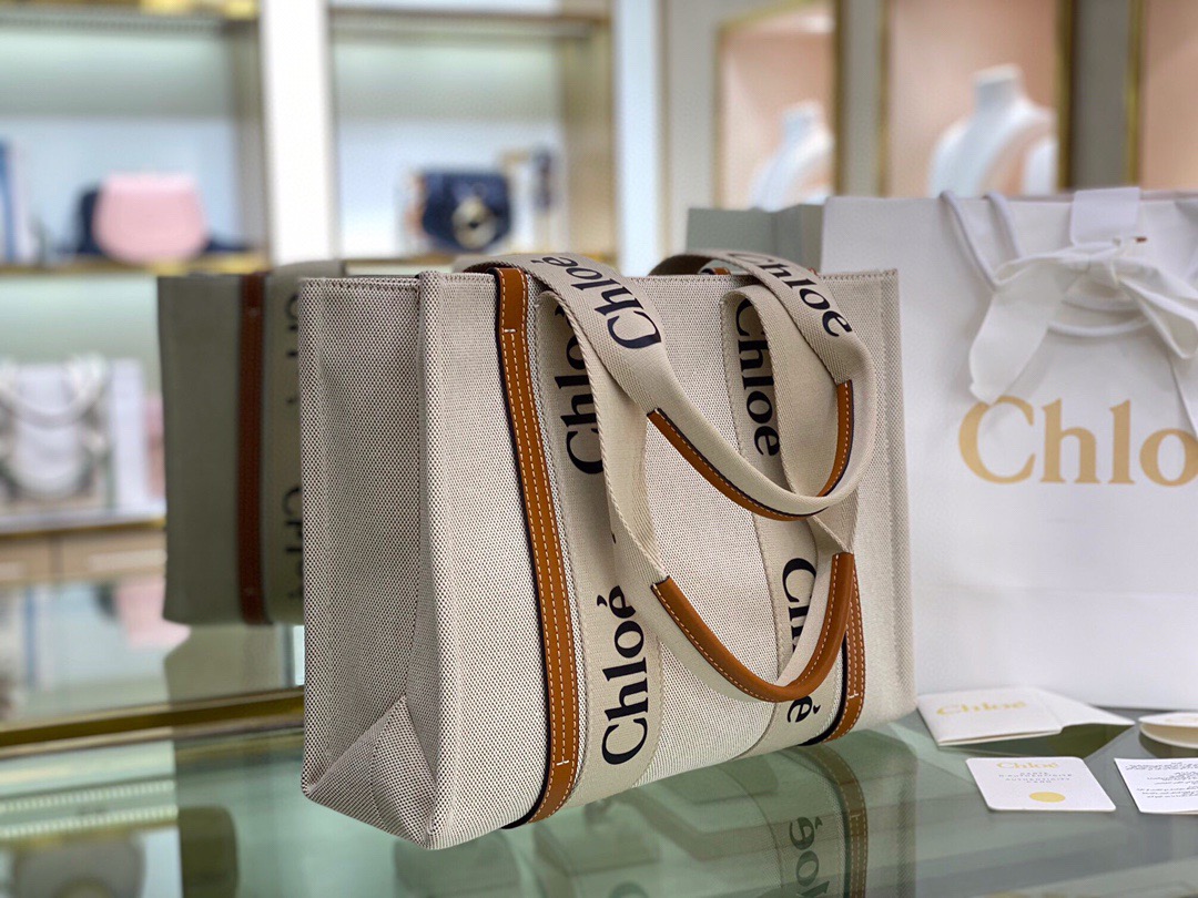 chleo Woody tote bag Medium Size - Bag - Gorchic - $125.99