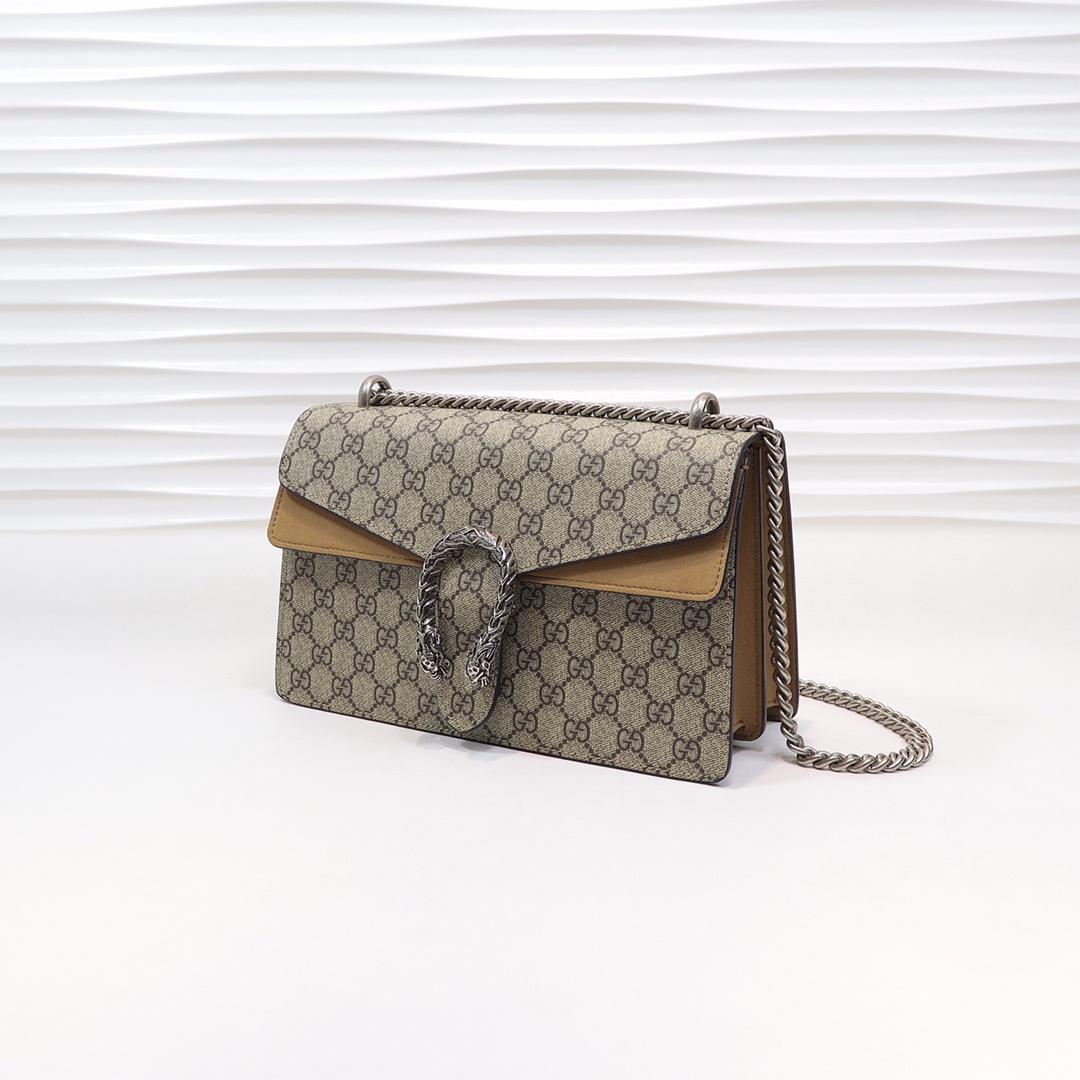 Double-G DIONYSUS GG Shoulder Bag With Beige - Bag - Gorchic - $106.99