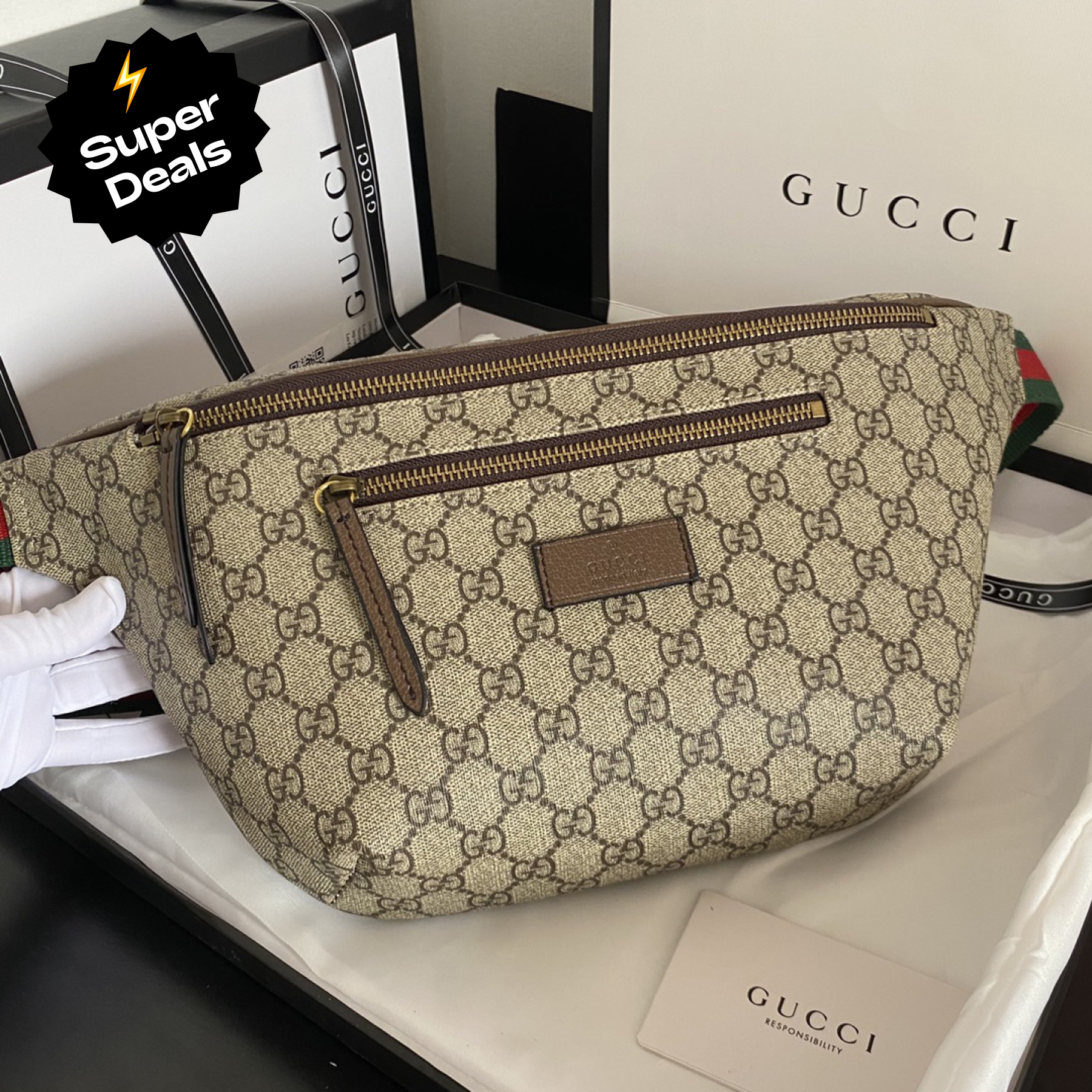 Double-G Courrier GG Classic - Bag - Gorchic - $109.99