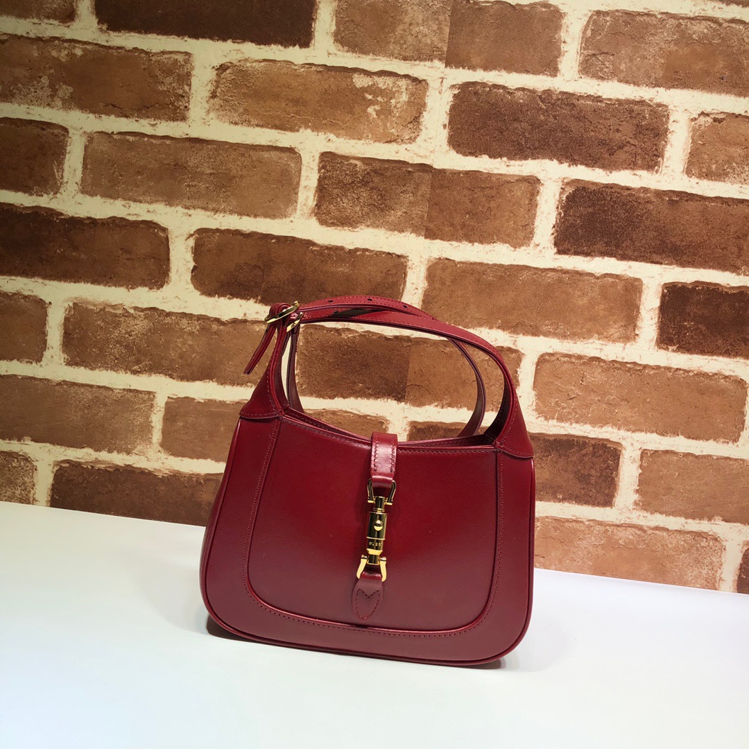 Double-G Jackie 1961 mini shoulder bag-Red - Bag - Gorchic - $121.99