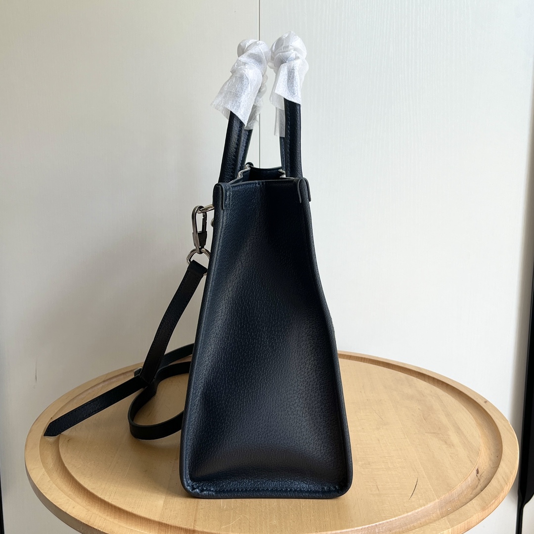 Double-G Retro Shopper - Navy Bag - Gorchic - $135.99