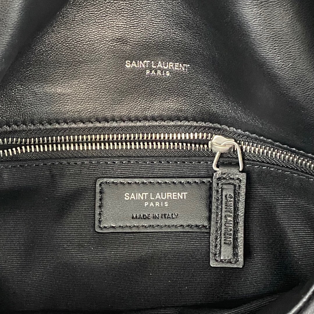 Lady Designer Loulou Puffer Small Quilted Leather Shoulder Bag Black - Bag - Gorchic - $183.99