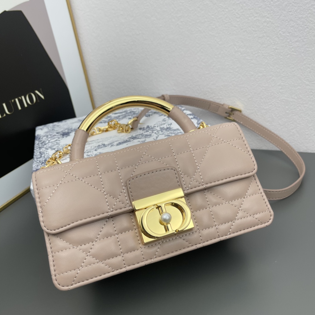 D Inspired ange mini black leather Pink  bag - Bag - Gorchic - $146.99