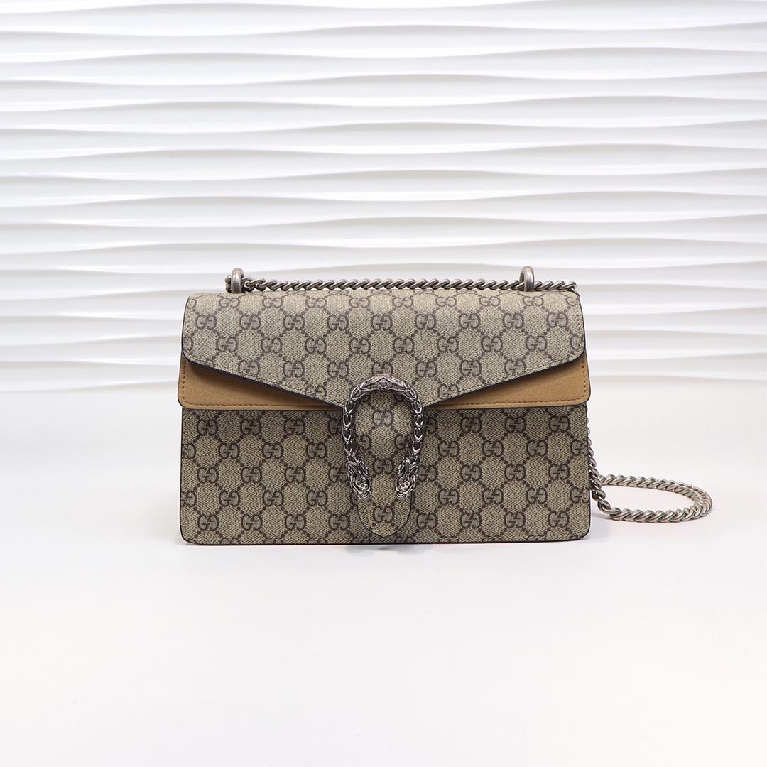 Double-G DIONYSUS GG Shoulder Bag With Beige - Bag - Gorchic - $106.99
