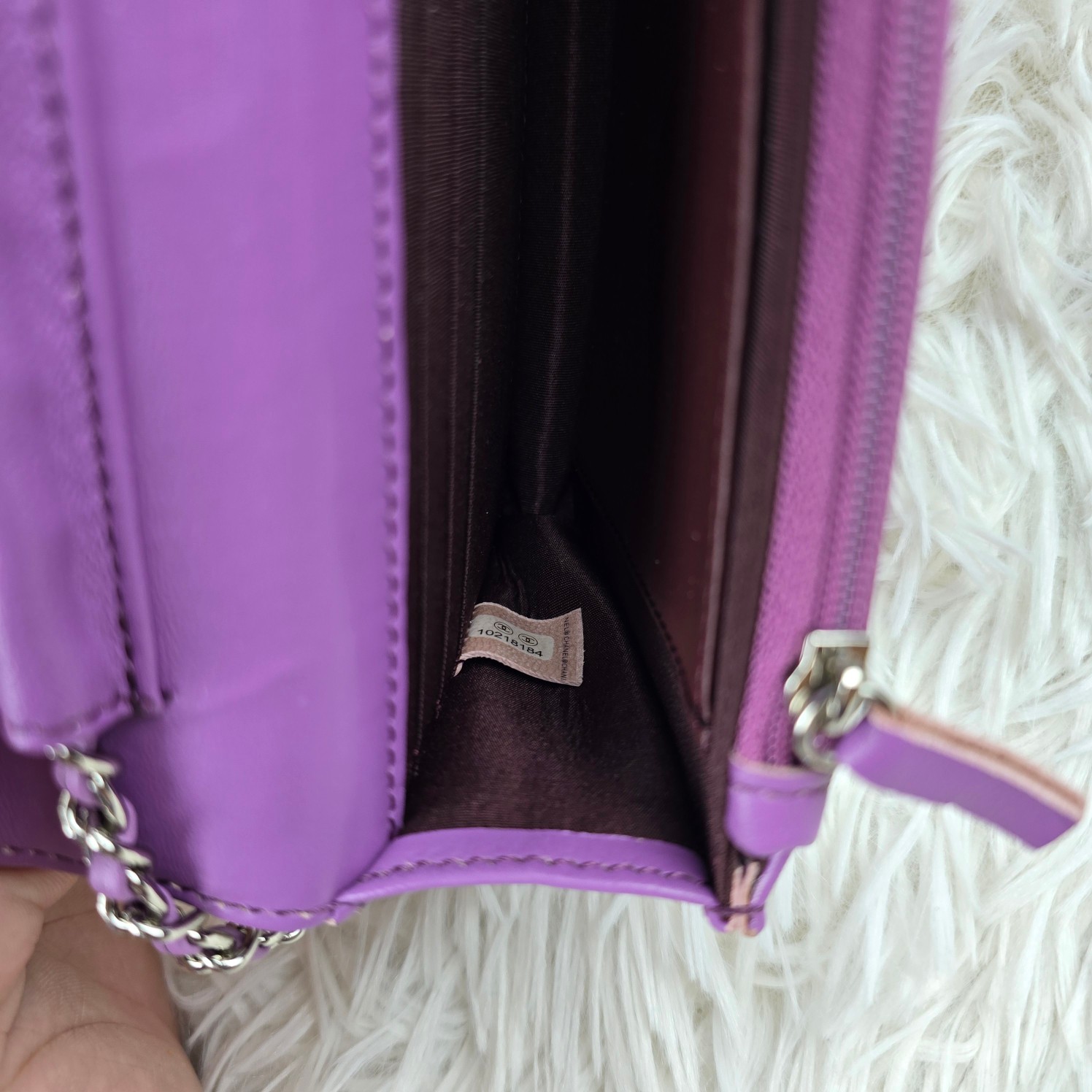 CC Inspired Shoulder Crossbody Sier Lattice Cowhide Bag - Gorchic - $123.99