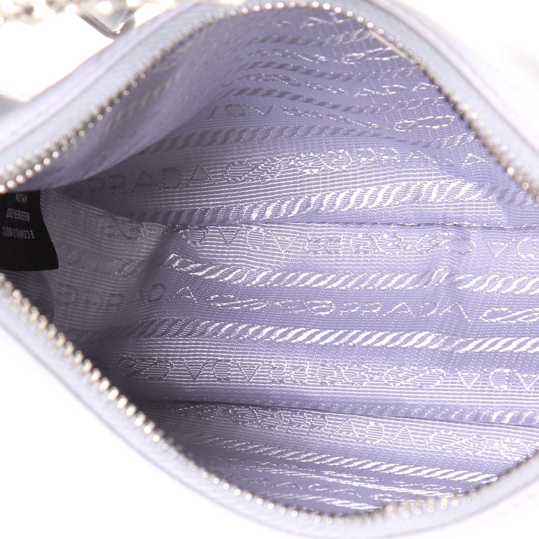 Saffiano texture Re-Edition 2005 Re-Nylon shoulder bag - Gorchic - $99.99