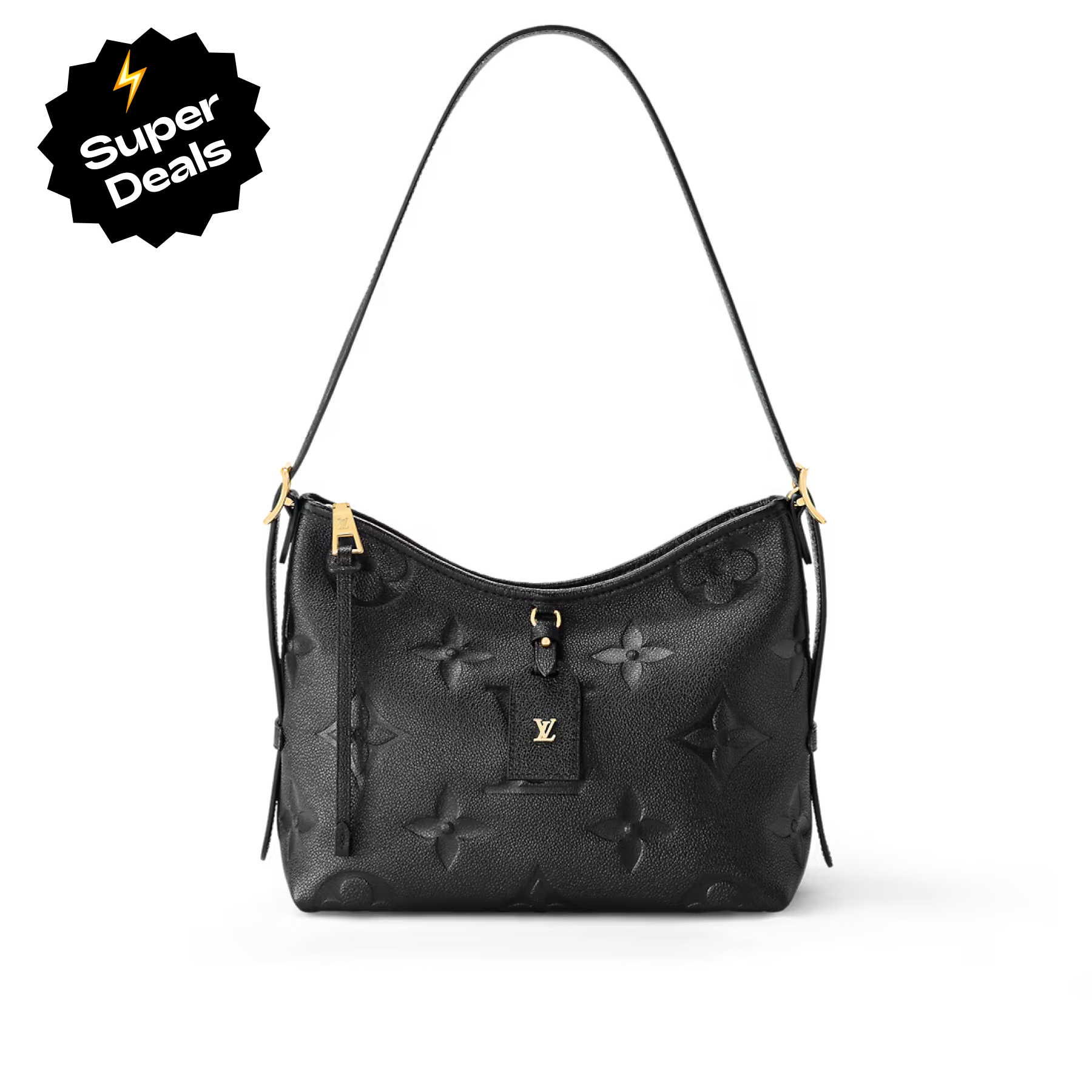 Designer Monogram  CarryAll PM - Black Bag - Gorchic - $114.99